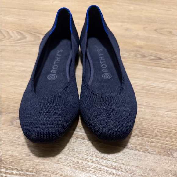 🆕 Rothy's Navy Striped Flats Sz 8.5 - Picture 10 of 10